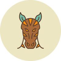 Zebra Creative Icon Design vector