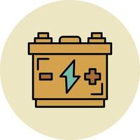 Battery Creative Icon Design vector