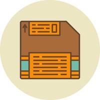 diseño de icono creativo de disquete vector