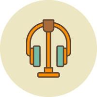 Headphone Creative Icon Design vector