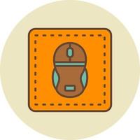 Wireless Mouse Creative Icon Design vector