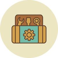 diseño de icono creativo de caja de herramientas vector