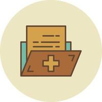 Medical History Creative Icon Design vector