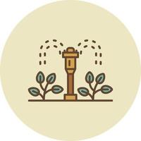 Sprinkler Creative Icon Design vector