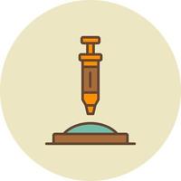 Thermal Paste Creative Icon Design vector