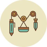 Separation Creative Icon Design vector