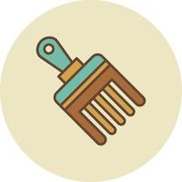 Comb Creative Icon Design vector