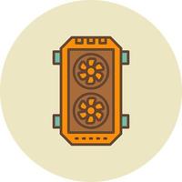 Pc Tower Creative Icon Design vector