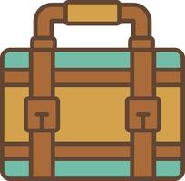 Suitcase Creative Icon Design vector