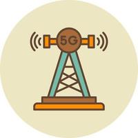 Antenna Creative Icon Design vector