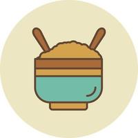 Bowl Creative Icon Design vector