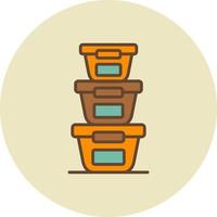 Container Creative Icon Design vector