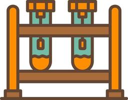 Test Tube Creative Icon Design vector