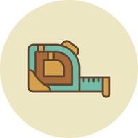 Measuring Tape Creative Icon Design vector