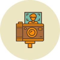 Vlogger Creative Icon Design vector