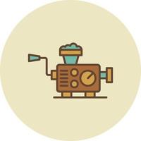 Meat Grinder Creative Icon Design vector