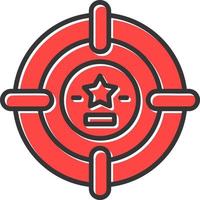 Target Creative Icon Design vector