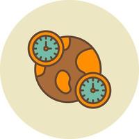 Jet Lag Creative Icon Design vector