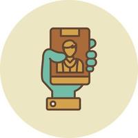 Selfies Creative Icon Design vector