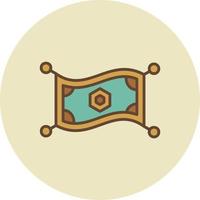 Magic Carpet Creative Icon Design vector