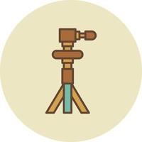 Tripod Creative Icon Design vector