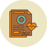 Health Insurance Creative Icon Design vector