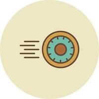 Frisbee Creative Icon Design vector