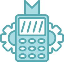 Pos Terminal Vector  Icon