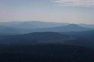 paisajes otoñales en prebischtor, bohemia foto