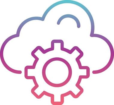 Cloud Computing Vector Icon