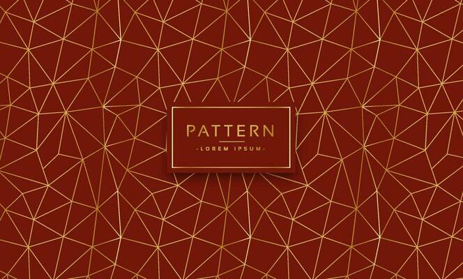 Abstract golden line pattern background