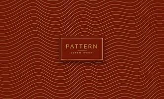 Abstract gold wavy lines background vector
