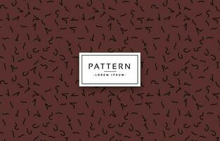 Random dark line pattern illustration vector