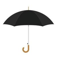 vector de paraguas paraguas sobre fondo blanco. símbolo.