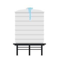 Water tank leak. water tank vector. free space for text. copy space. vector