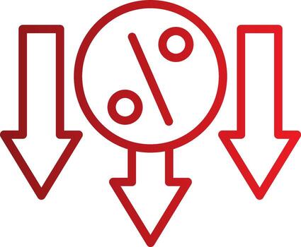 Decrease Vector  Icon