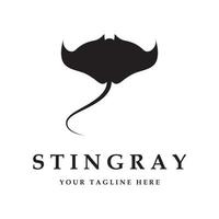 stingray logo and vector with slogan template