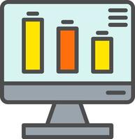 Analytics Vector  Icon