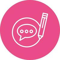 Blogger Vector  Icon