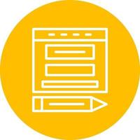 Blogger Vector  Icon