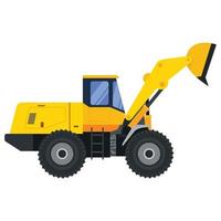 Illustration for construction machinery vehicle bucket. vector