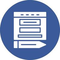 Blogger Vector  Icon