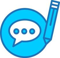 Blogger Vector  Icon
