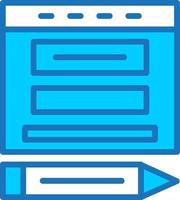 Blogger Vector  Icon