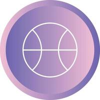 Unique Ball  Vector Line Icon