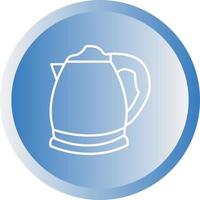 Unique Kettle Line Vector Icon