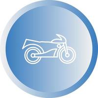 Unique Bike Vector Line Icon