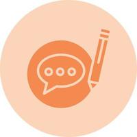 Blogger Vector  Icon