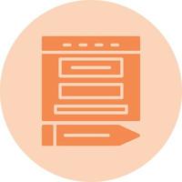 Blogger Vector  Icon