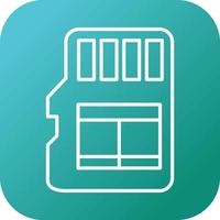Memory Card Vector Icon